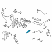 OEM 2013 Chevrolet Sonic Converter & Pipe Clamp Diagram - 55565351