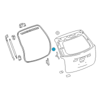 OEM 2015 Cadillac ELR Lift Gate Plug Diagram - 20895614