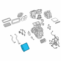 OEM Jeep Core-Heater Diagram - 68266040AA