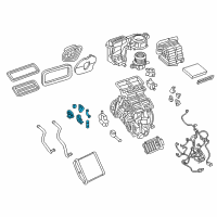 OEM Jeep Renegade Lever-A/C ACTUATOR Diagram - 68266041AA
