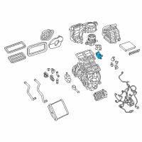 OEM 2022 Jeep Renegade Air Conditioner And Heater Actuator Diagram - 68266033AA