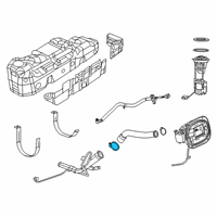 OEM 2019 Ram 1500 Clamp-Hose Diagram - 6505323AA