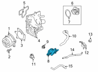 OEM Nissan Sentra Outlet-Water Diagram - 11060-6LB0A