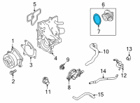 OEM 2020 Nissan Sentra Seal-O Ring Diagram - 21049-ET01A