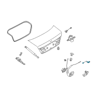 OEM Infiniti M45 Switch Assy-Trunk Opener Diagram - 25380-EG010