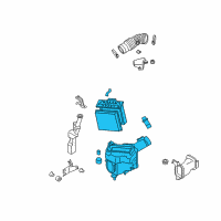 OEM Infiniti G35 Air Cleaner Diagram - 16500-JK21B