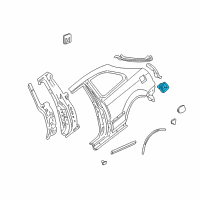OEM Honda Civic Adapter, Fuel Cap Diagram - 63915-S03-300ZZ