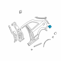 OEM 1997 Honda Civic Adapter, Fuel Cap Diagram - 63915-S03-300ZZ