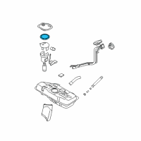 OEM Hyundai Accent Plate-Fuel Pump Diagram - 31158-1E000