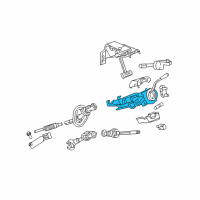 OEM Dodge Ram 2500 Column-Steering Diagram - 5057266AE