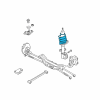 OEM 2006 Chevrolet Impala Rear Spring Assembly (Rh Proc) Diagram - 10415624