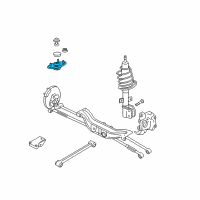 OEM 2007 Chevrolet Impala Mount Asm-Rear Suspension Strut Diagram - 10410961