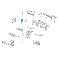 OEM 2008 Pontiac G8 Vent Panel Diagram - 92221871