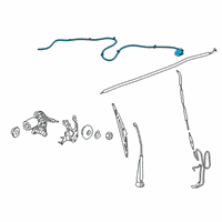 OEM 2015 Ford Transit Connect Front Hose Diagram - DT1Z-17A605-D