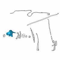 OEM 2021 Ford Transit Connect Rear Motor Diagram - KT1Z-17508-F