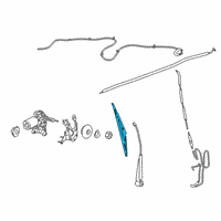 OEM 2019 Ford Transit Connect Rear Blade Diagram - GT1Z-17528-C