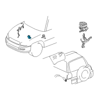 OEM 2004 Toyota RAV4 Pressure Metering Valve Diagram - 47150-12250