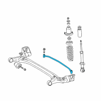 OEM 2007 Pontiac Vibe Shaft, Rear Stabilizer Diagram - 88974416