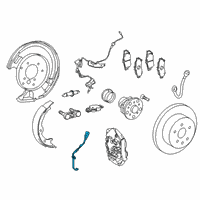 OEM Lexus RC F Wire Assembly, Pad Wear Diagram - 47770-24020