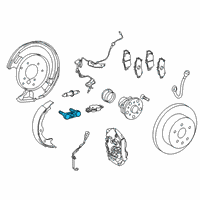 OEM Lexus GS F Block Sub-Assembly, Park Diagram - 46505-24110