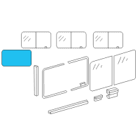 OEM 2003 Dodge Sprinter 3500 WEATHERSTRIP-Window Opening Diagram - 5104246AA