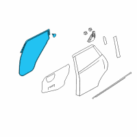 OEM 2014 Nissan Juke WEATHERSTRIP-Rear RH Diagram - 82830-1KA0A