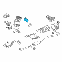 OEM 2016 Honda Civic Gasket, Prim Convert Diagram - 18115-5A2-A01