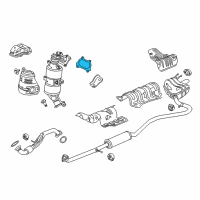 OEM 2017 Honda Accord Gasket, Prim Convert Diagram - 18115-5A2-A01