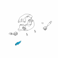 OEM Chevrolet Aveo Ignition Cylinder Diagram - 96414712