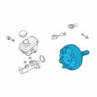 OEM Mercury Booster Diagram - 9M6Z-2005-A