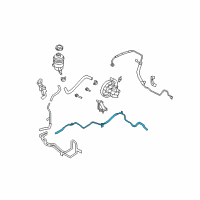 OEM 2007 Kia Rondo Tube & Hose Assembly-Ret Diagram - 575601D000DS