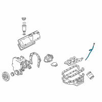 OEM 2009 Buick Lucerne Indicator Asm-Oil Level Diagram - 12592934