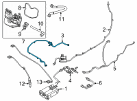 OEM 2022 Ford Maverick TUBE ASY - FUEL VAPOUR SEPARAT Diagram - NZ6Z-9D289-B