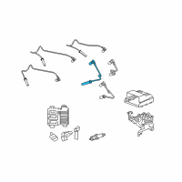 OEM 2010 Saturn Vue Cable Diagram - 19351588