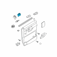 OEM 2007 Ford E-150 Window Switch Diagram - E6DZ-14529-C