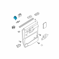 OEM Ford F-250 HD Lock Switch Diagram - E6DZ-14028-B