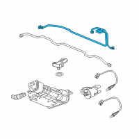 OEM 2020 Chevrolet Traverse Outlet Hose Diagram - 84416300