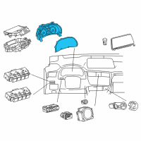 OEM Lexus Meter Assy, Combination Diagram - 83800-48U10