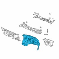 OEM 2018 Acura MDX Insulator, Dashboard Diagram - 74260-TZ5-A00