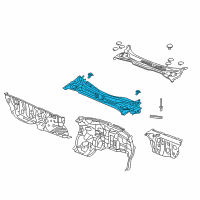 OEM 2018 Acura MDX DASHBOARD (UPPER) Diagram - 61100-TZ5-A15ZZ