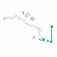 OEM 2007 Hyundai Veracruz Link Assembly-Front Stabilizer, RH Diagram - 54840-2B200