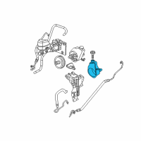 OEM 2010 Cadillac Escalade EXT Reservoir Diagram - 19207053