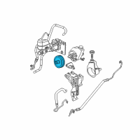 OEM Chevrolet Silverado 1500 HD Classic Pump Pulley Diagram - 19421487