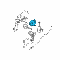 OEM Cadillac Escalade Power Steering Pump Diagram - 15909830