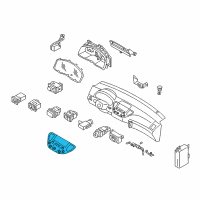 OEM 2006 Infiniti Q45 Switch Assembly-Tv Diagram - 28395-CW51A