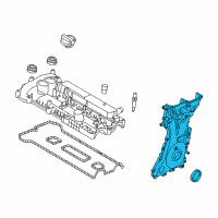 OEM Ford Taurus Front Cover Diagram - DA8Z-6019-A