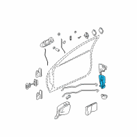 OEM Oldsmobile Lock Diagram - 22723575