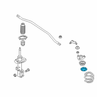 OEM 2011 Hyundai Genesis Coupe Front Spring Pad, Upper Diagram - 54634-2M000