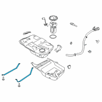 OEM 2019 Ford Police Responder Hybrid Tank Strap Diagram - HG9Z-9092-A