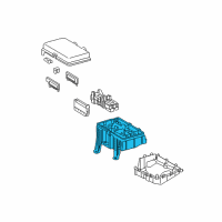 OEM 2020 Toyota Land Cruiser Main Relay Block Diagram - 82741-60070